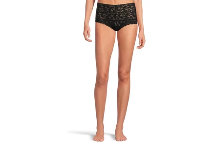 Женские кружевные шортики Hanky Panky Retro Lace, черные