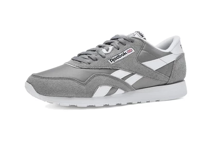 Унисекс кроссовки Reebok Lifestyle Classic Nylon, серо-белые