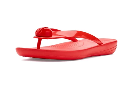 Сандалии FitFlop Iqushion Glossy-Button Flip-Flops