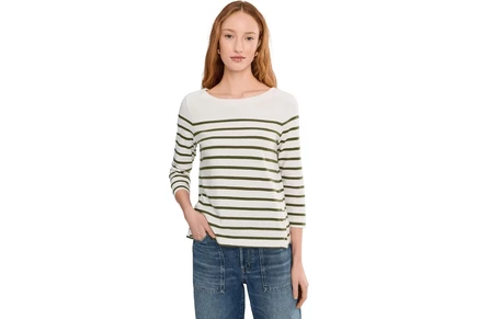 Топ Tommy Bahama Bahama Bliss Stripe 3/4 Sleeve Top