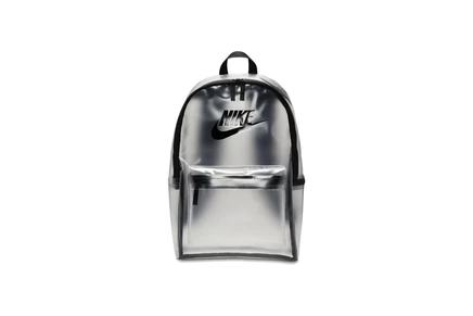 Детский рюкзак Nike Heritage Crystal, 25 л, прозрачный с черным