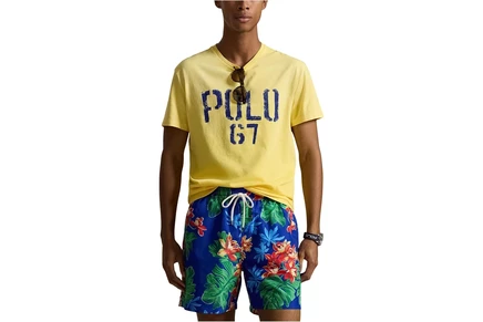 Мужская футболка Polo Ralph Lauren Classic Fit Jersey, золотистая