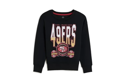 Детский свитшот Junk Food NFL 49ers, черный
