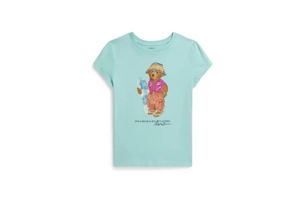 Футболка Polo Ralph Lauren Kids Polo Bear Cotton Jersey Tee (Little Kid/Big Kid)