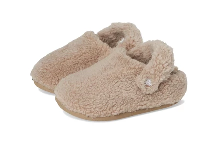 Детские тапочки Crocs Kids Classic Cozzzy, коричневые