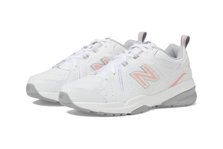 Женские кроссовки New Balance WX608v5 white/pink