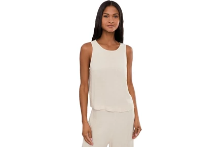 NICZOE NZ by NICZOE Linen Blend Stevie Tank natural