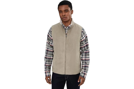 Пальто Johnston & Murphy Faux Suede Reversible Vest