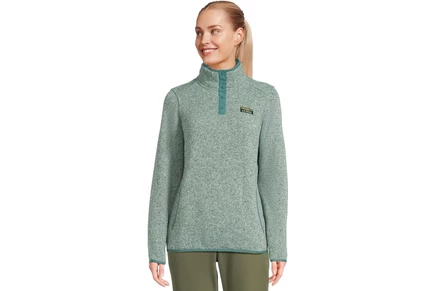 L.L.Bean Sweater Fleece Pullover storm teal