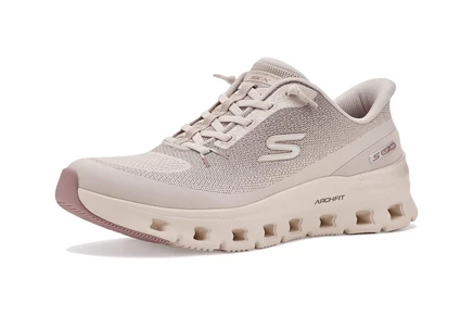 Женские слипоны Skechers Arch Fit Glide‑Step Pro, натуральные
