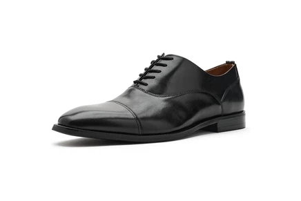 Мужские оксфорды Brooks Brothers Cassel кожаные, черные