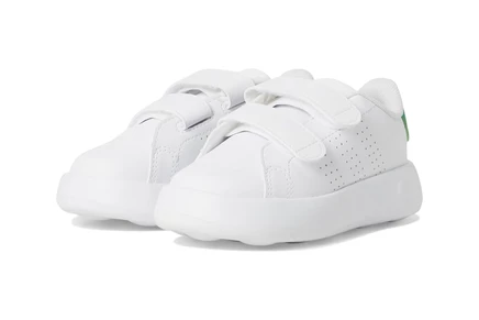 Кроссовки для малышей adidas Advantage, бело-зеленые