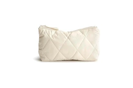 Косметичка Vera Bradley Featherweight, средняя, серо-бежевая
