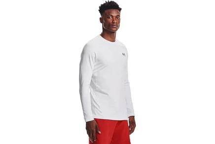Мужская термофутболка Under Armour ColdGear, бело-черная