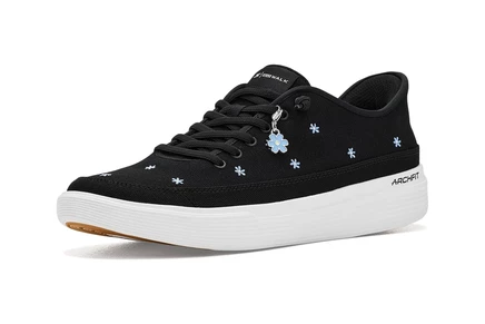Женские слипоны Skechers Go Walk Dolores, черно-белые