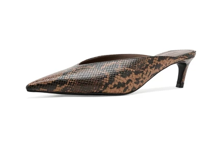 Schutz Loren Mid pecan brown
