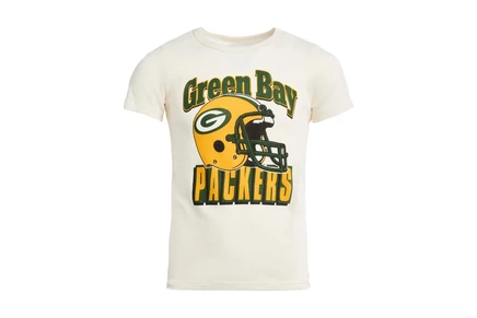 Детская футболка Junk Food Clothing Kids Packers, белая