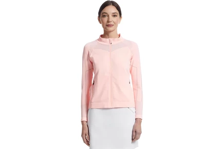 Женская трикотажная куртка Jamie Sadock Full Zip, бежевая