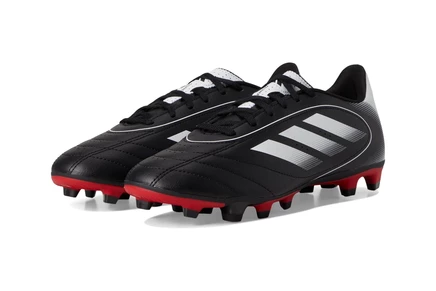 adidas Goletto IX Firm Ground/Multi Ground Soccer Cleats black/white/better scarlet