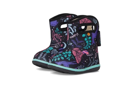 Детские сапоги Bogs Kids Baby Bogs II Cosmic Forest, черные/мульти