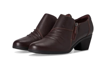 dark brown leather