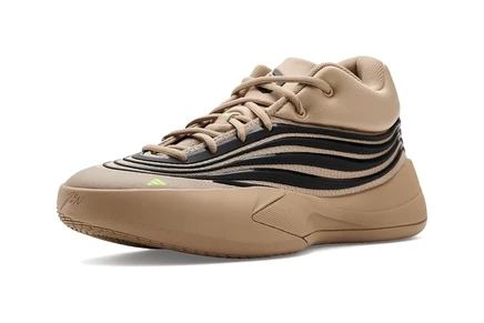 Баскетбольные кроссовки adidas Dame X, песочно-черные/лимонные