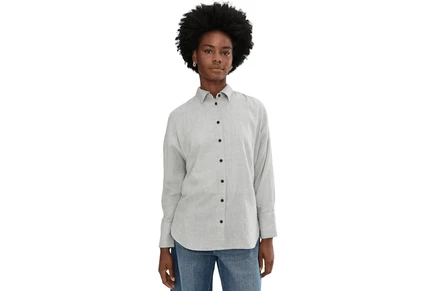 Madewell Dolman Shirt grey as header