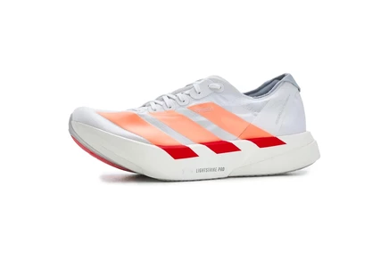 adidas Running Adizero Adios Pro 4 Running Shoes white/beam orange/lucid red