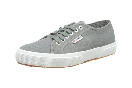 Классические кеды Superga 2750 COTU, серо-зелёные