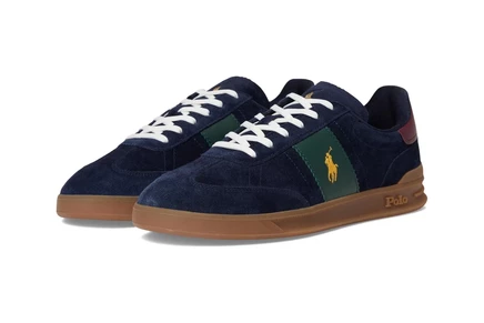 Мужские кроссовки Polo Ralph Lauren Suede-Htr Aera-Sneakers-Low Top Lace