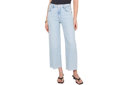 Джинсы AG Jeans Saige Mid-Rise Wide Leg Crop in Harvest