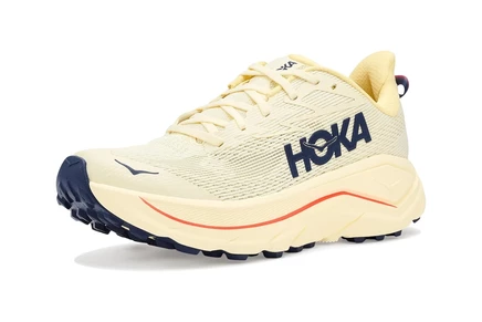 Женские кроссовки Hoka Challenger 8, жёлтые/тёмно-синие