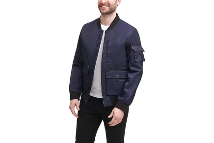 Мужская куртка Levi's бомбер Varsity, темно-синяя