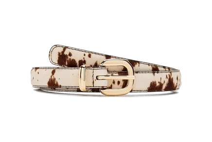 Ремень Madewell Silvia Skinny Round Buckle Belt Cow