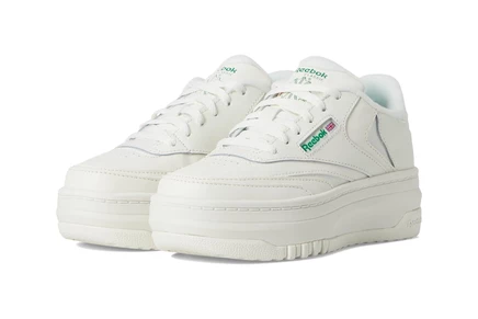 Детские кроссовки Reebok Kids Club C Extra, бело-зеленые