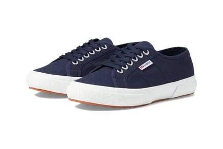 Унисекс кеды Superga 2750 Cotu классические, темно-синий/белый