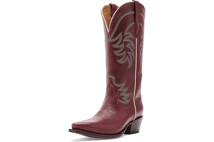 Tecovas The Annie Wide Calf scarlet