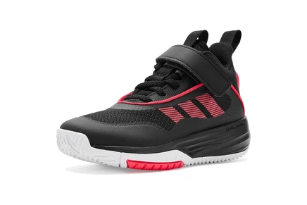 Детские кроссовки Adidas Own Game, чёрно-красно-белые