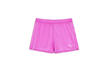 Детские сетчатые шорты Puma Kids Active Essentials, фиолетовые