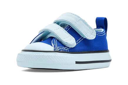 Converse Kids Chuck Taylor 2V Ox (Infant/Toddler) blue/cold touch/black
