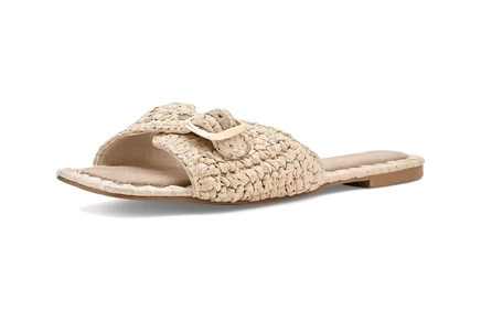 Seychelles Morning Brunch natural faux suede