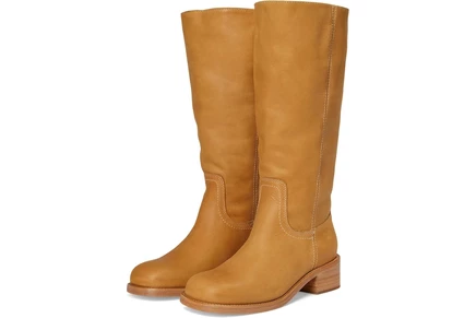banana leather wide calf