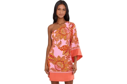 Платье Adrianna Papell Printed Short Dress
