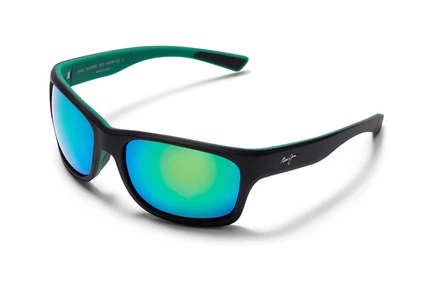 Унисекс солнцезащитные очки Maui Jim Ano Nui поляризованные, матовые черные