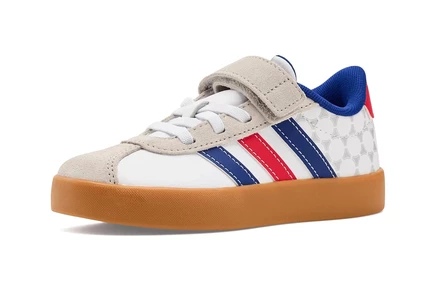 Детские кроссовки adidas VL Court 3.0, белые/рубиновые/темно-синие