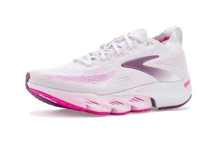 Женские кроссовки Brooks Glycerin Flex, белый/кибер-розовый/аргайл