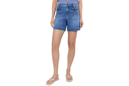 Шорты NYDJ Berkyn Relaxed Flap Pocket Denim Shorts