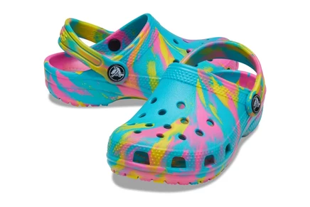 Сабо Crocs Kids Classic Marbled Tie-Dye Clog (Toddler)