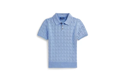 Свитер Polo Ralph Lauren Kids Cable-knit Cotton Polo Sweater (Big Kid)
