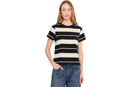 Женская футболка Sanctuary Timeless Tee, ваниль/черный